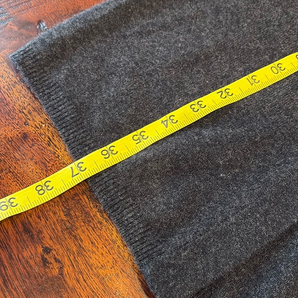 Ralph Lauren Black Label Cashmere V-Neck Long Cardigan Sweater Dress S *As-Is* - Picture 12 of 12